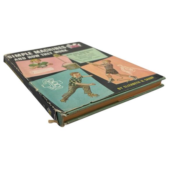 VTG 1959 "Simple Machines And How They Work" By Elizabeth Sharp FIRST PRINTING! - Picture 5 of 16
